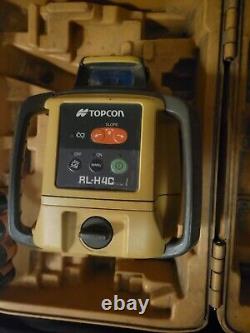 Laser de construction Topcon RL-H4C à longue portée avec batterie sèche