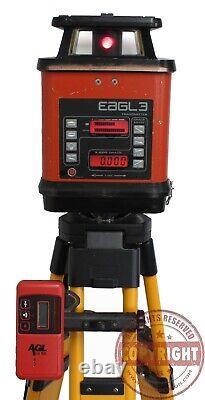 Laser rotatif auto-nivelant à double grade Agl Eagl-310, Topcon, Spectra, pente