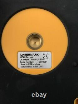 Lasermark Série Lm800 Laser Électronique Auto-niveautant À Double Couche Rotatif