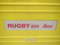 Leica Rugby 200 Leveling Laser Leveling Avec La Télécommande Et Le Cas D'utilisation De La Livraison Gratuite