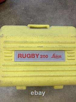 Leica Rugby 200 Niveau Laser D'auto-niveautage Dans Le Cas Dur D'origine
