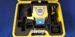 Leica Rugby 410 Dg Rotary Laser Level Rod Eye 160 Carry Case