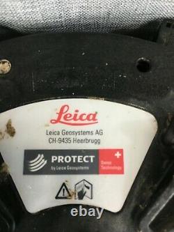 Leica Rugby 810 Laser Rotatif D'auto-niveautage Rotatif Avec Boîtier À Distance Et Porteuse