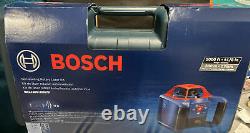 New Bosch Kit Laser Rotaire Auto-niveau Grl1000-20hvk 1000ft. Gamme Dans Les Cas