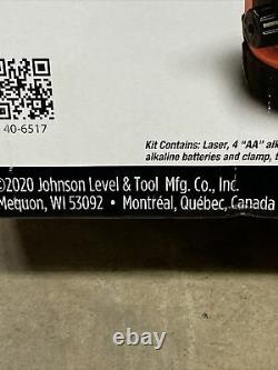 New Johnson Rotaire Auto-leveling Niveau Laser Et Trousse D'outils #40-6517 Livraison Gratuite