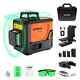 Niveau Laser 3d 3x360 Vert à Nivellement Automatique Avec Faisceau Vertical Et Horizontal Sur Base Rotative