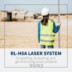 Niveau laser Topcon RL-H5A 360 avec récepteur LS-80X, trépied et tige en fibre de pouce