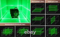 Niveau laser croisé 4D autonivelant à rotation 360 degrés Elikliv avec télécommande 200 pieds