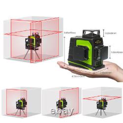 Niveau laser rotatif 3D autonivelant à 3 x 360 degrés vertical horizontal