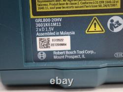 Niveau laser rotatif Bosch GRL 800-20HV Professionnel 800 Ft