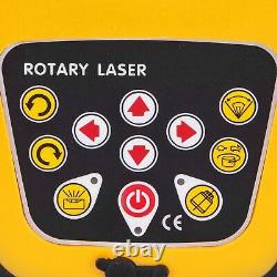 Niveau laser rotatif à faisceau rouge auto-nivelant, niveau à ligne croisée vertical et horizontal