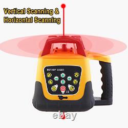 Niveau laser rotatif auto-nivelant faisceau rouge 300m, faisceau vert 500m