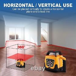 Niveau laser rotatif automatique à auto-nivellement tournant horizontal et vertical