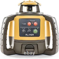 Niveau laser rotatif horizontal RL-H5A avec bonus de carnet de terrain EDEN, IP66