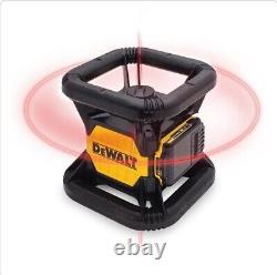 Niveau laser rotatif rouge DEWALT DW074LR 20V MAX (NOUVELLE BOÎTE OUVERTE)