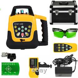 Niveau laser rotatif vert automatique auto-nivelant avec kit de mesure laser 360