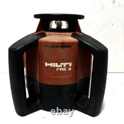 Niveau rotatif laser rouge HILTI PRE 3 avec récepteur PRA 31, batterie, étui