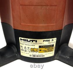 Niveau rotatif laser rouge HILTI PRE 3 avec récepteur PRA 31, batterie, étui