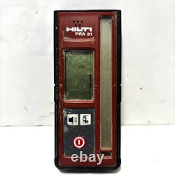 Niveau rotatif laser rouge HILTI PRE 3 avec récepteur PRA 31, batterie, étui