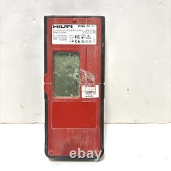 Niveau rotatif laser rouge HILTI PRE 3 avec récepteur PRA 31, batterie, étui