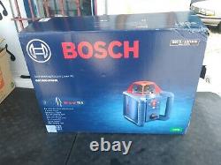 Nouveau! Bosch Kit De Niveau De Laser Rotatif À Nivellement Automatique Avec Support Grl800-20hvk
