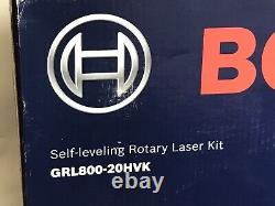 Nouveau! Bosch (grl800-20hvk) Auto Nivellement Rotary Laser Kit Livraison Gratuite