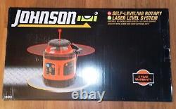 Nouveau Johnson Level & Tool System 40-6517 Kit Laser Rotaire Auto-niveau Livraison Gratuite