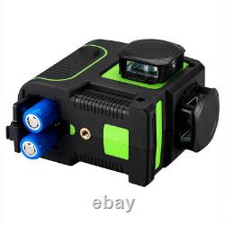 Portable Auto-niveautage Rotary Niveau Laser Vert 12 Lignes 3d Cross Laser Measurement