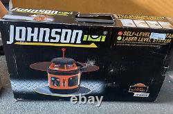 Système De Niveau Laser Rotatif À Auto-niveaux Johnson 40-6517 Nouveau(ami)