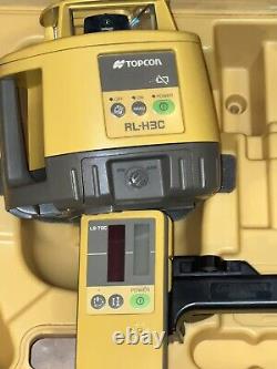 Topcon Rl-h3c Kit D'auto-niveautage Laser Db Avec Pince Et Boîtier De Récepteur Ls-70l