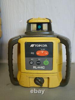 Topcon Rl-h4c Auto Nivellement Rotary Laser Avec Récepteur Ls-80l