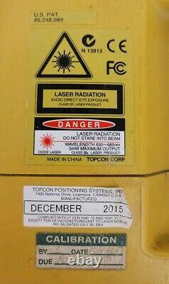 Topcon Rl-h4c Niveau Laser Rotatif Auto-nivelage Avec Boîtier De Récepteur Laser Ls-80l Intl