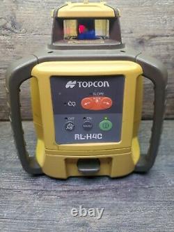 Topcon Rl-h4c Niveau Laser Rotatif Auto-nivelage, Seulement Pour Les Pièces Ou Les Réparations