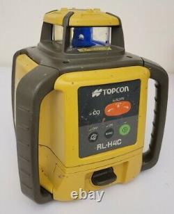 Topcon Rl-h4c Niveau Laser Rotatif Automatique Avec Récepteur Laser Ls-80l Avec Boîtier
