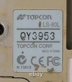 Topcon Rl-h4c Niveau Laser Rotatif Automatique Avec Récepteur Laser Ls-80l Avec Boîtier