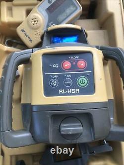 Topcon Rl-h5a Auto Nivellement Niveau Laser Rotatif