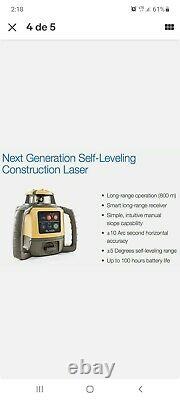 Topcon Rl-h5a Auto-nivellement Rotary Grade Laser