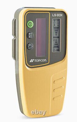 Topcon Rl-h5b Niveau Laser Rotatif Horizontal Auto-niveau Avec Récepteur Ls-80x