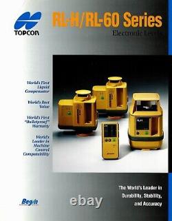 Topcon Rl-ha Auto-leveling Laser Niveau Avec Tripod, Sensor & Rod