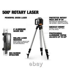 Toughbuilt 500-pi Auto-niveautage 360 Rotary Laser Level Kit Tb-h2s4-ll-500-r1
