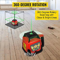 Vevor 360° Laser Rotatif Rotatif Auto-nivelage Niveau W Trépied Personnel Beam Vert